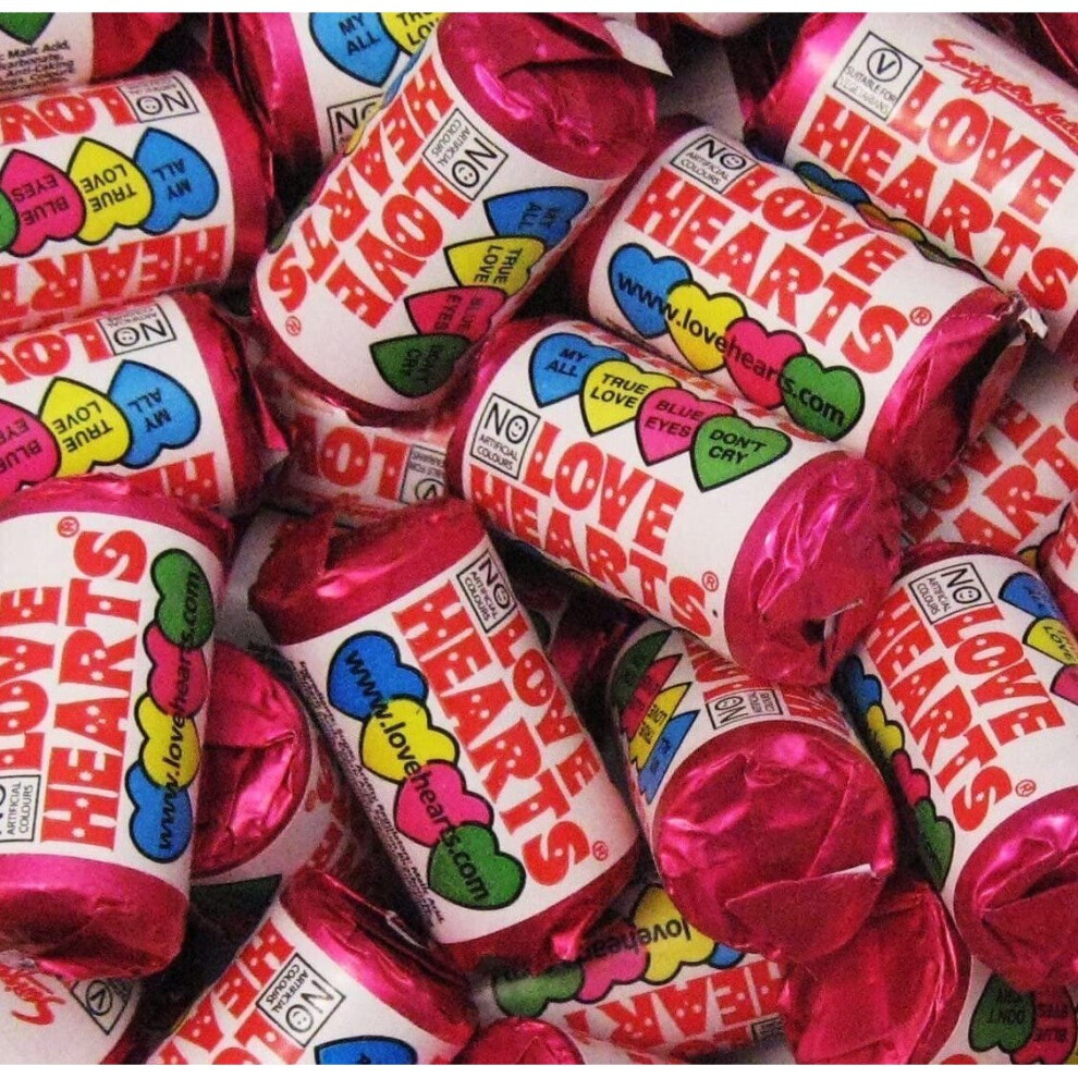 Swizzels Matlow Love Hearts Mini Roll Sweets