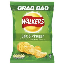 Walkers Grab Bags Salt and Vinegar Flavoured Crisps 32x50g Bags