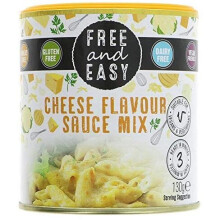 Free and Easy Cheese Flavour Sauce Mix 130 g (Pack of 6)