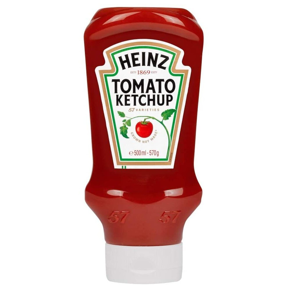 Heinz Tomato Ketchup Top Down 570g ( 570g x 10 x 1 )