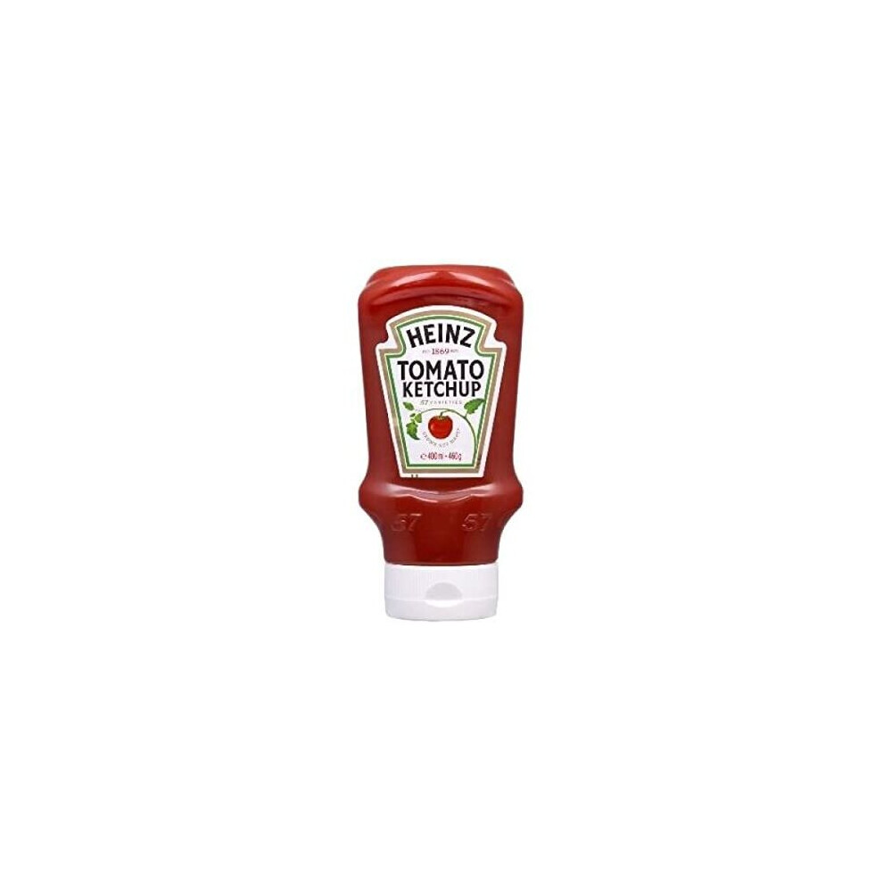 Heinz Tomato Ketchup Top Down - 460g (Pack of 10)