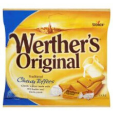 Werther's Original Traditional Chewy Toffees 135g Case of 15