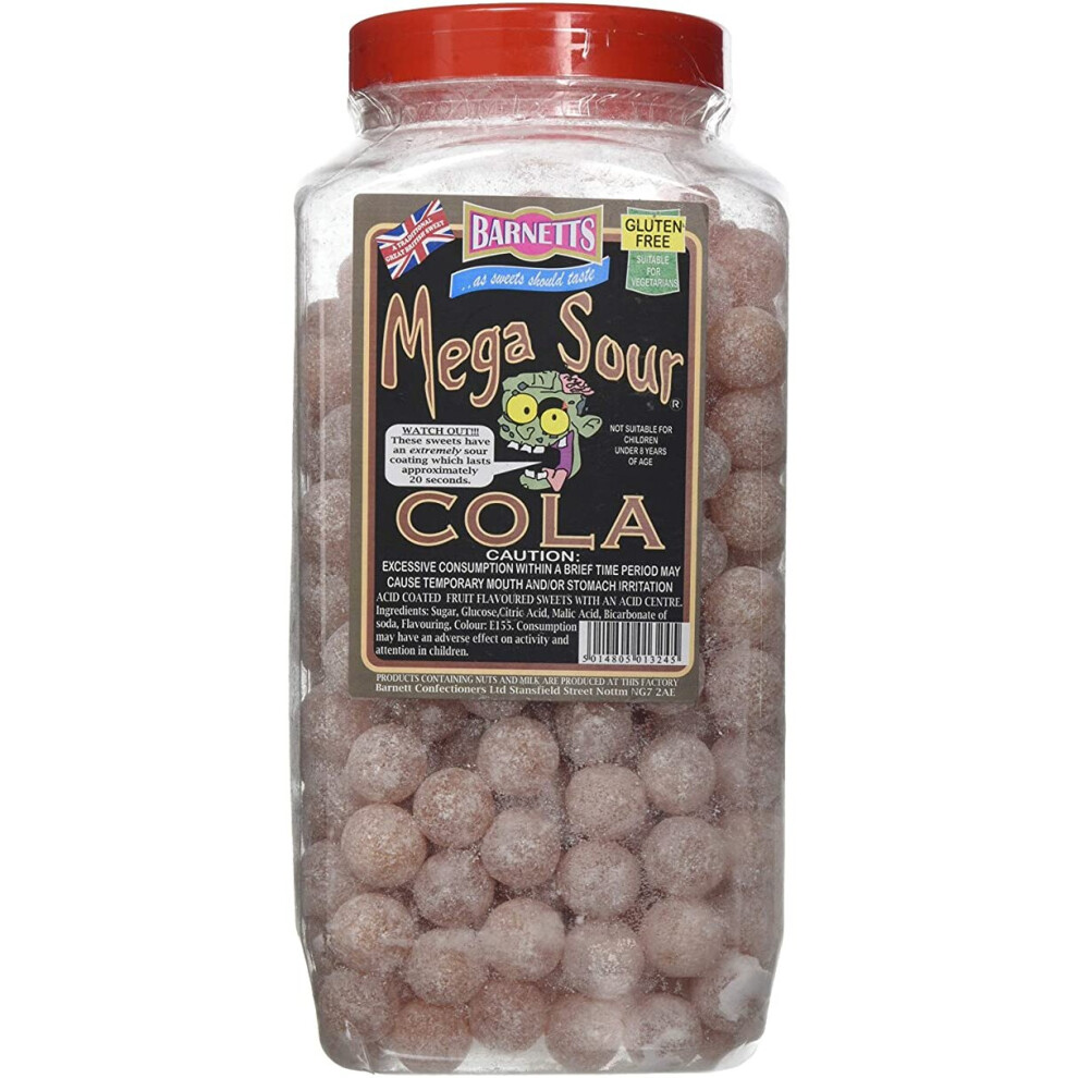 Barnetts Mega Sour Cola Flavour Sweets, 3 kg-image-OPC-P7Z5JBJ-NEW