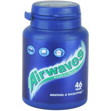 Wrigley's Airwaves Menthol & Eucalyptus 46 Pellets 64g Case of 6