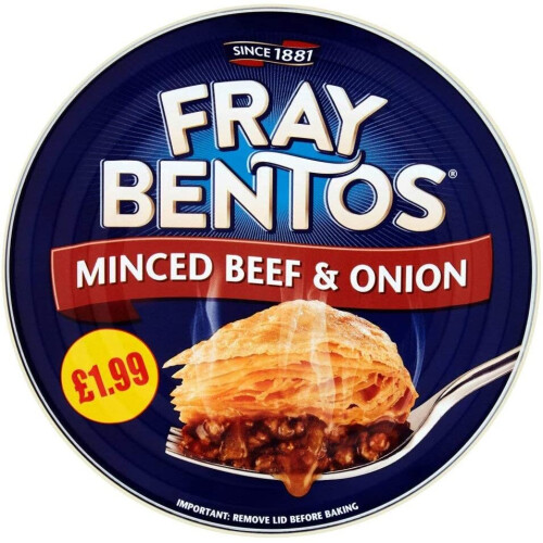 Fray Bentos Beef & Onion Pie 425g (Pack of 3)