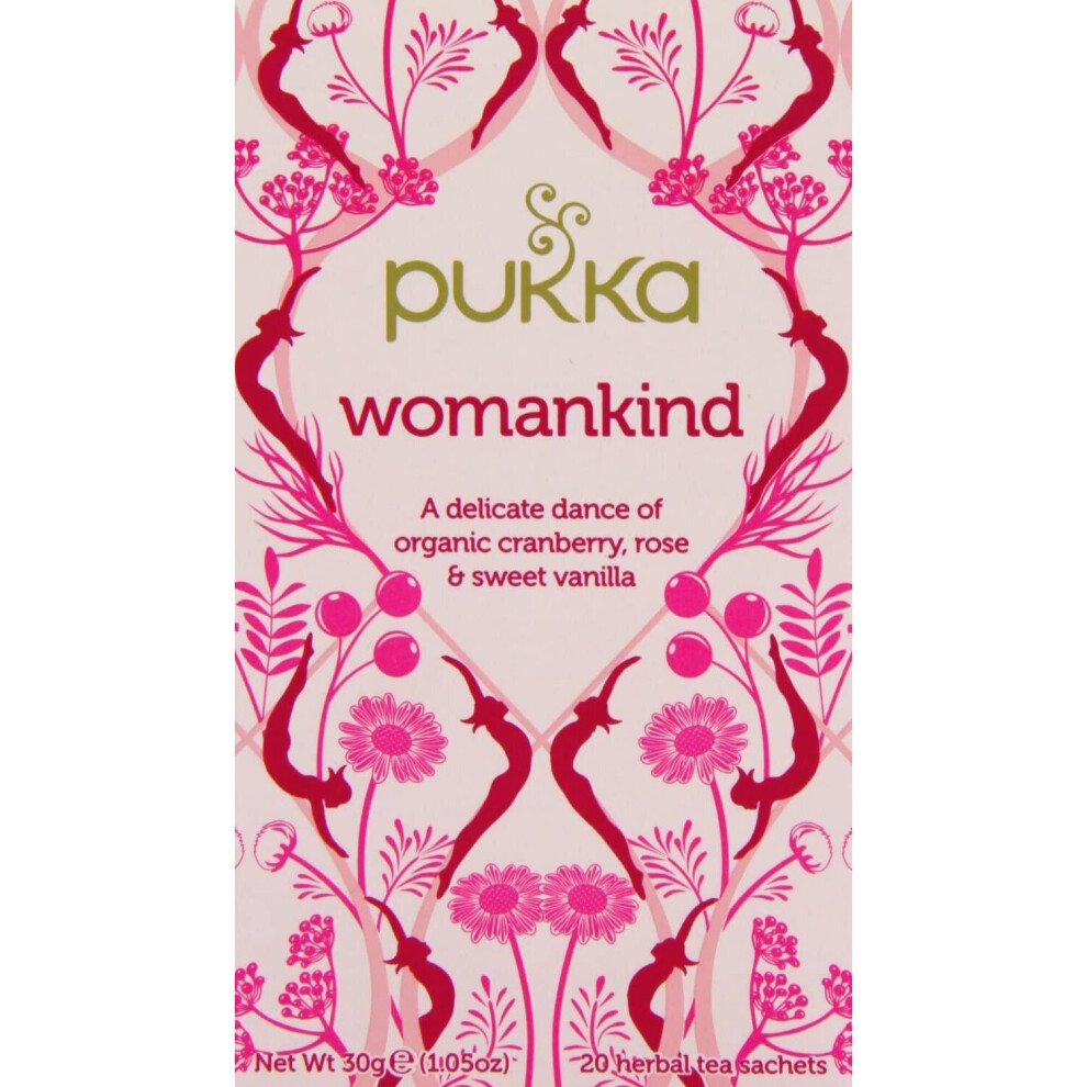 Pukka Organic Womankind 20 Tea Bags 30G