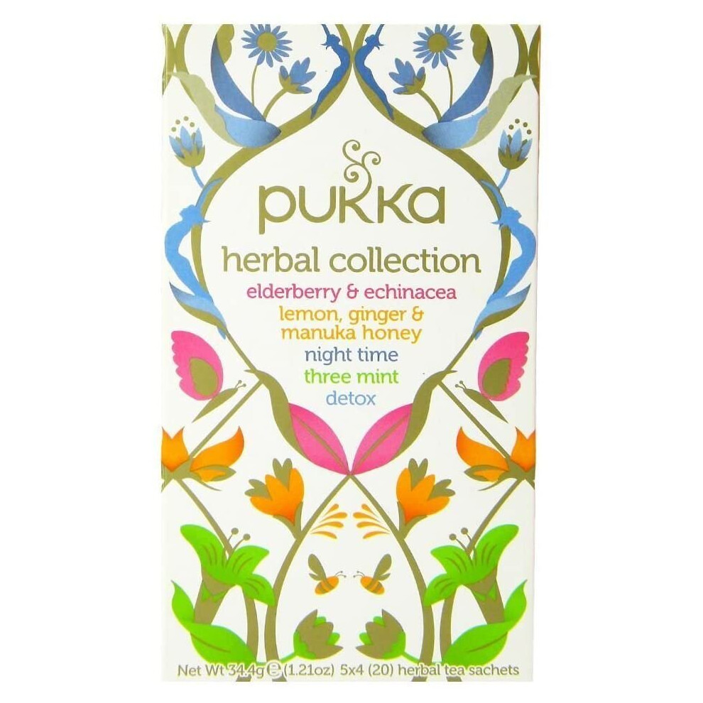 Pukka Tea - Herbal Collection - (Pack of 2) 34.4g net weight each