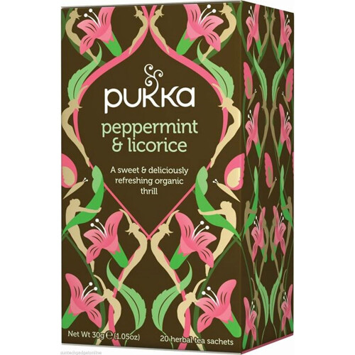 Pukka Pukka Peppermint & Licorice 20 per pack
