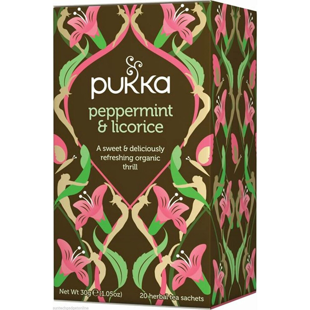 Pukka Peppermint & Licorice 20 per pack