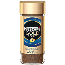 Nescafé Gold Blend Decaff Instant Coffee – 6 x 100 g Pack, Rich, Smooth Flavor