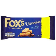 Fox's Viennese Milk Chocolate 120g (Pack of 12 x 120g)