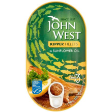 John West Kipper Fillets in Sunflower Oil 160g x 5