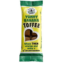 WALKERS NONSUCH TOFFEE Walker's Nonsuch Yummy Banana Toffee Bars 50g (Pack of 24)