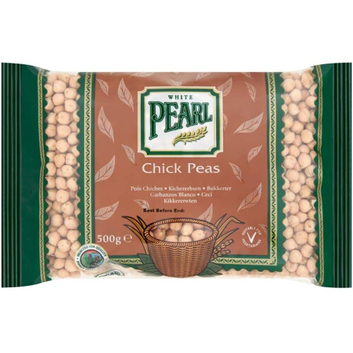 White Pearl Chick Peas 500g (Pack of 5)