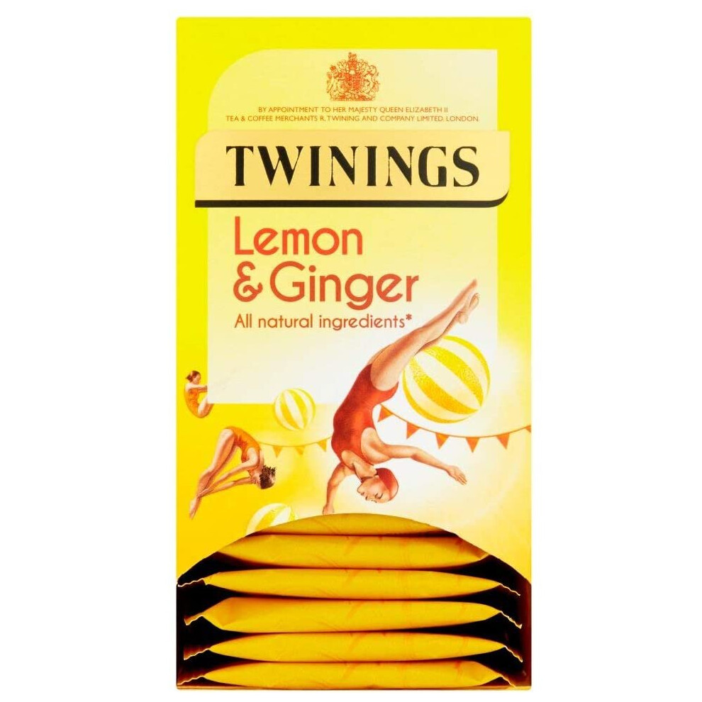 Twinings Twining Twinning Lemon & Ginger Envelope 20S X 2