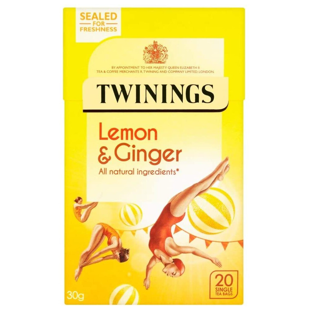 Twinings Lemon & Ginger 30g (Pack of 2)