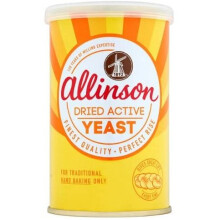Allinson Dried Active Yeast 125g Case Of 10