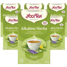 Yogi Tea Alkaline Herbs 17 Teabags (Pack Of 6, Total 102 Teabags)
