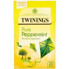 Twinings Revive & Revitalise Pure Peppermint Envelopes 40g (Pack of 2)