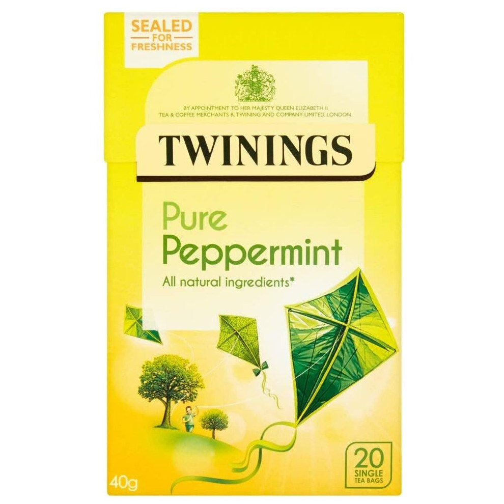 Twinings Revive & Revitalise Pure Peppermint Envelopes 40g (Pack of 2)