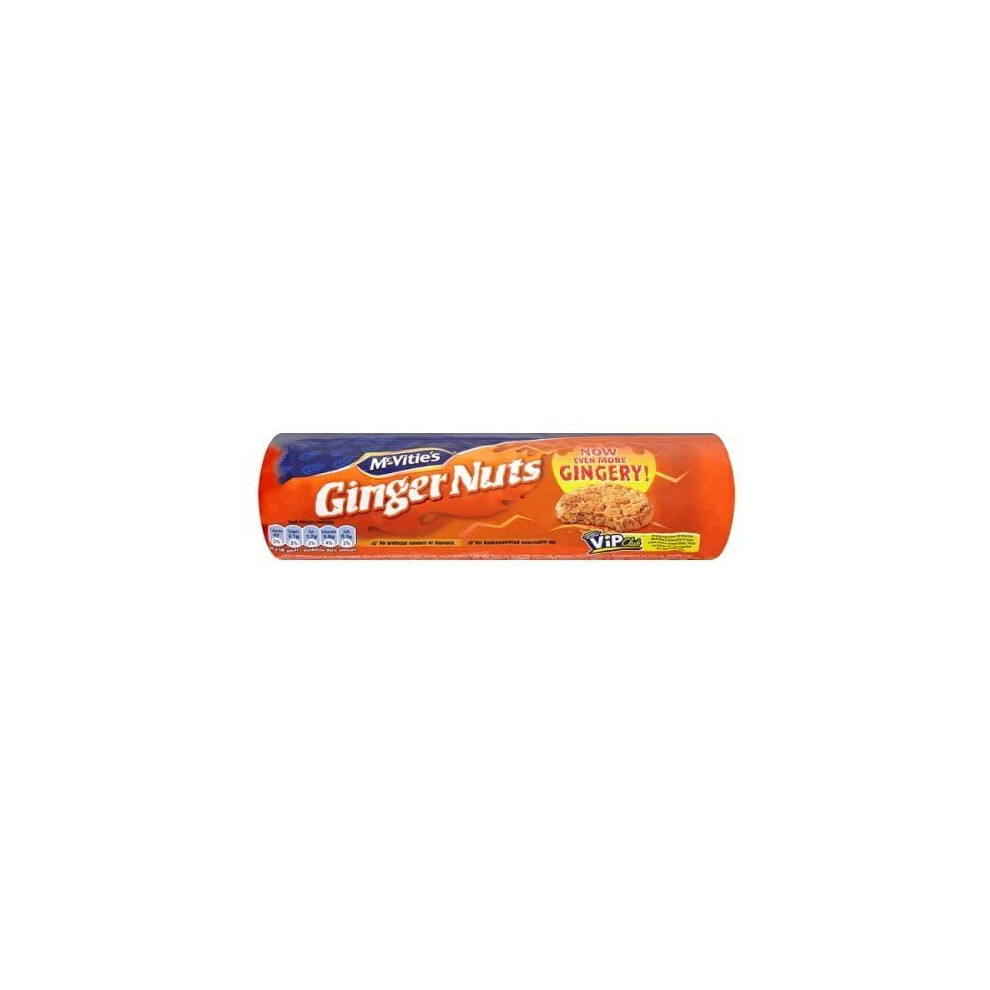 Mcvities Mcvitie's Ginger Nuts 250G (Pack Of 9)