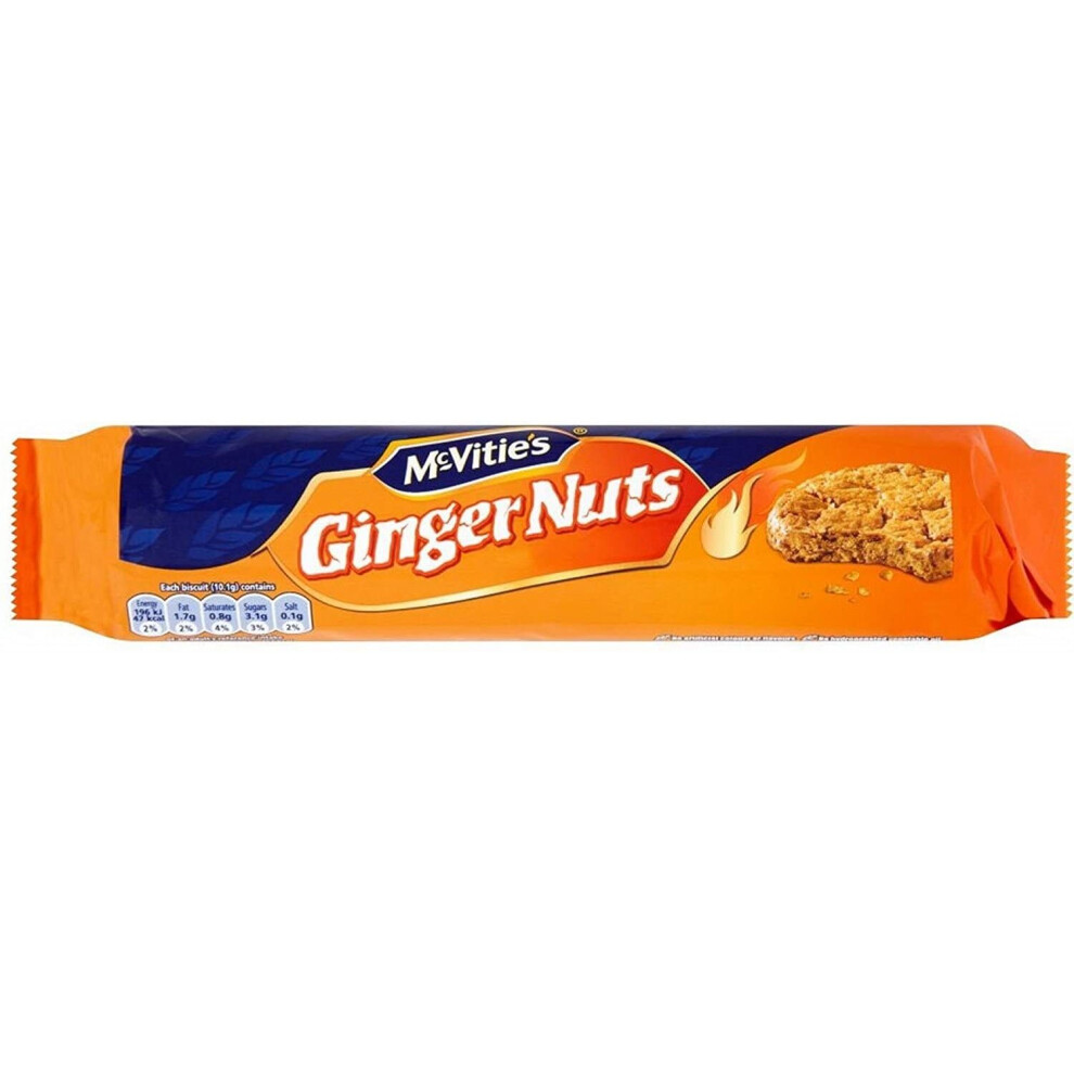 Mcvities Mcvitie's Ginger Nuts (250G) - Pack Of 6