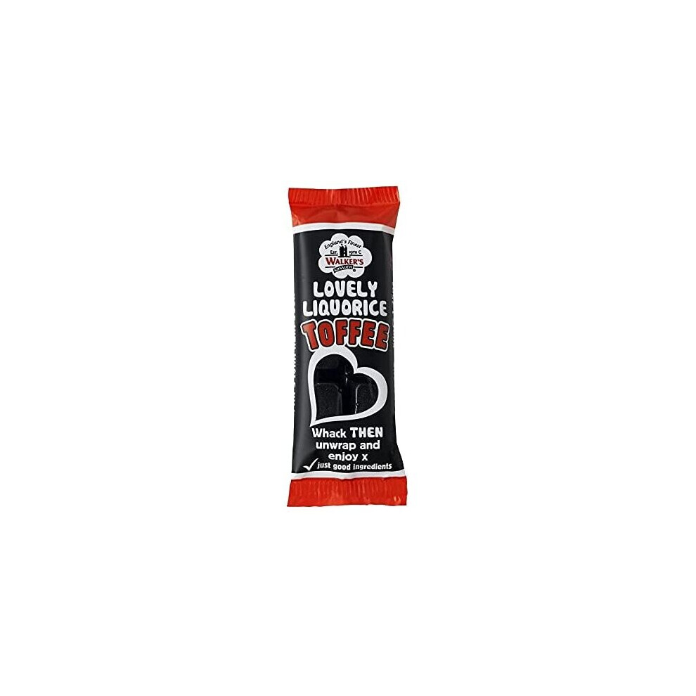 Walkers Nonsuch Liquorice Toffee Bar (Box of 24)