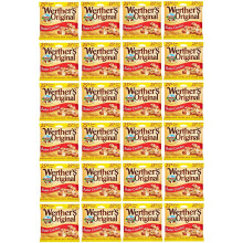 Werther's Original Traditional Butter Candies, 137.5g - Pack of 24