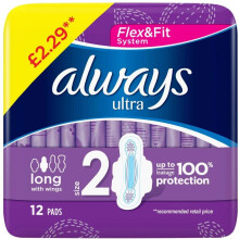 Always Ultra Long Plus 12s x 4 x 1