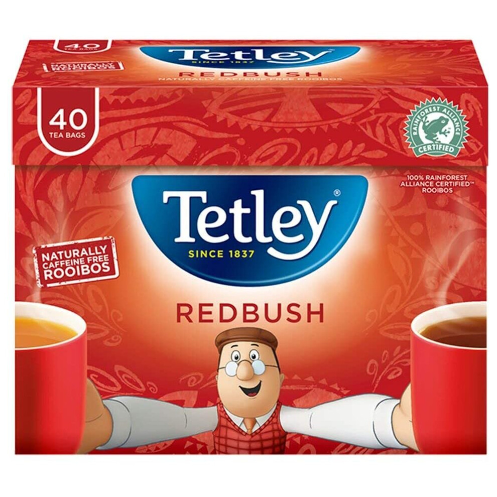 Tetley Redbush Tea Bags 40s x 6