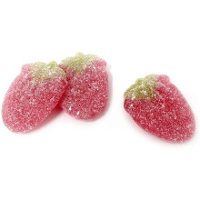 Kingsway Vegan Vegetarian Fizzy Strawberries Retro Sweet Shop Traditional Old Fashioned (1kg)