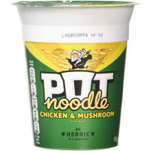 Pot Noodle Chicken and Mushroom 90 g (Pack of 12)