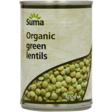 Suma - Organic Green Lentils | 400g | (6 PACK)