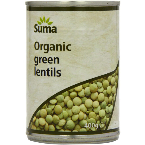 Suma - Organic Green Lentils | 400g | (6 PACK)