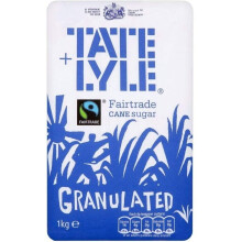 Tate & Lyle Fairtrade Granulated Pure Cane Sugar (1Kg)