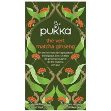 Pukka - Matcha Green Tea Ginseng Bio - 20 Bags - Lot of 3 - Price Per Lot - Fast Delivery