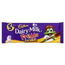Cadbury Dairy Milk Freddo Caramel Chocolate Bar 5 Pack 97.5g Case of 30