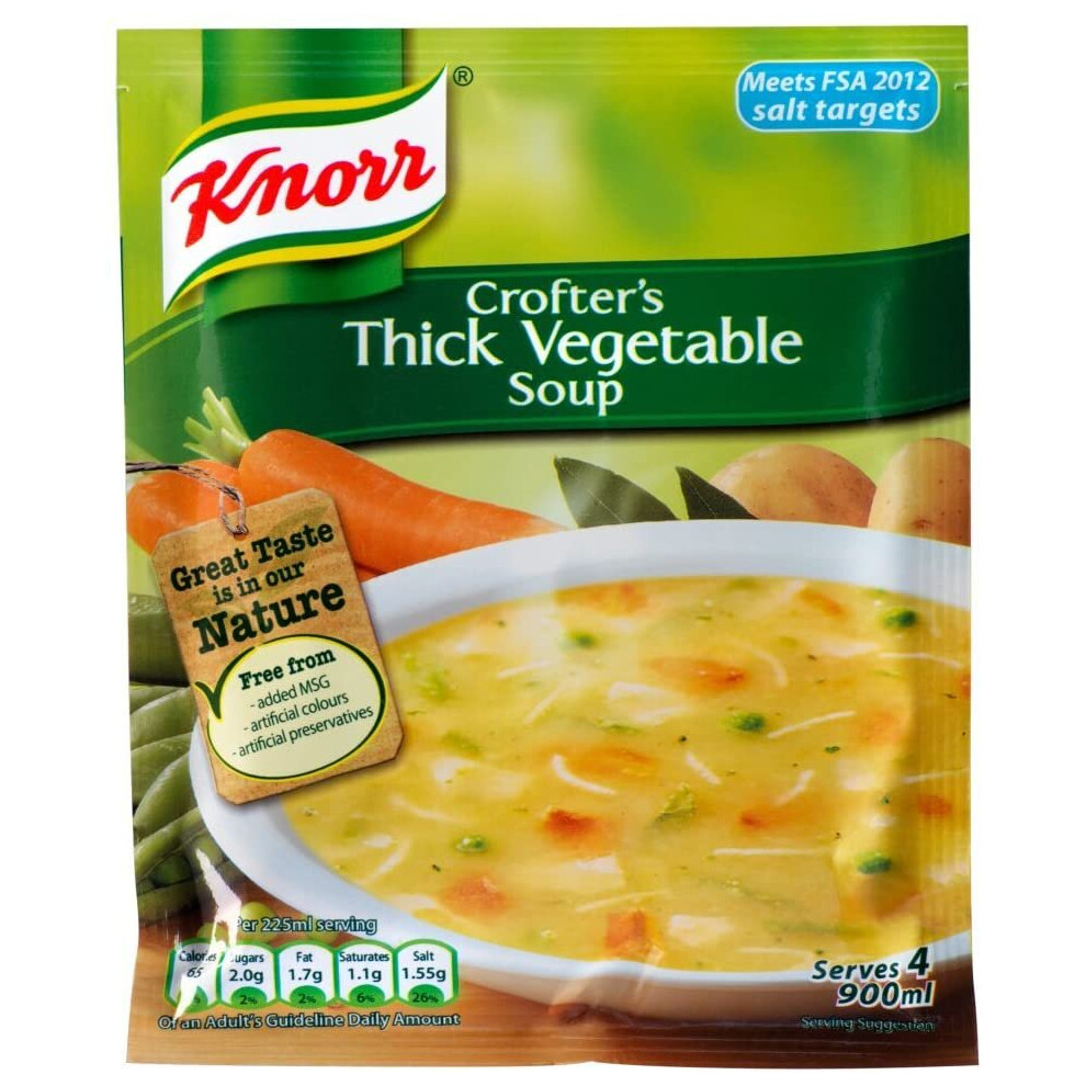 Knorr Crofters Vegetable Soup - 75g ( 9 Pack)