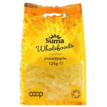 Suma Pineapple - diced SO2 125g (Pack of 6)
