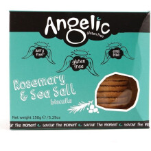 Angelic Gluten Free | Rosemary Savoury Biscuits | 6 x 150g