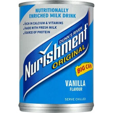 Dunn's River Nurishment Original Big Can Vanilla Flavour 400g Case of 12