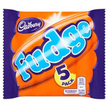 Cadbury Fudge Bar 5 Pack 127.5g Case of 20