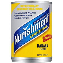 Dunn's River Nurishment Original Big Can Banana Flavour 400g (Pack of 12 x 400g)