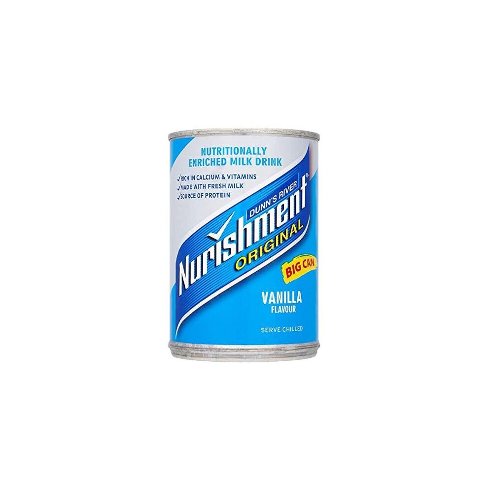 Dunn's River Nurishment Original Big Can Vanilla Flavour 400g (Pack of 12 x 400g)