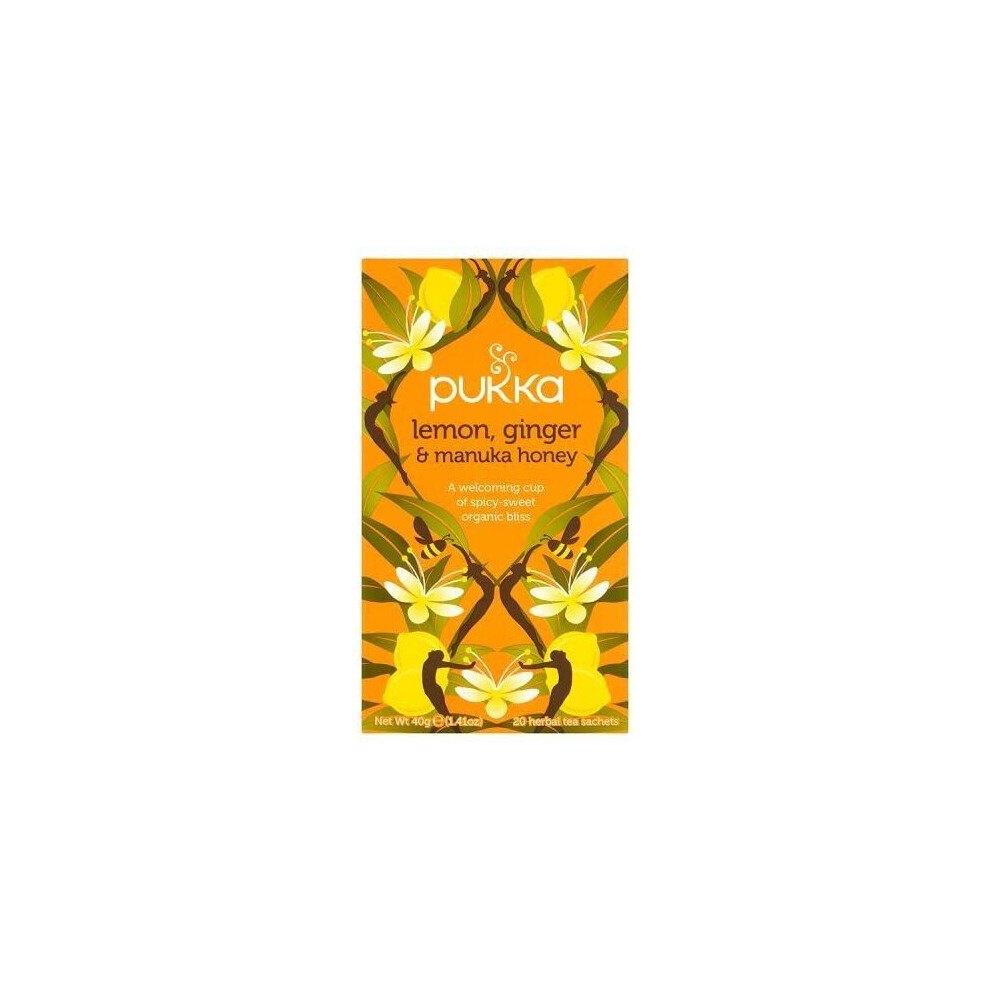 Pukka | Lemon Ginger & Manuka Honey | 1 x 20 bags