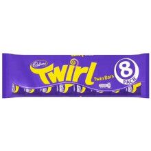 Cadbury Twirl 8 Bars (Pack of 4, Total 32 Bars)