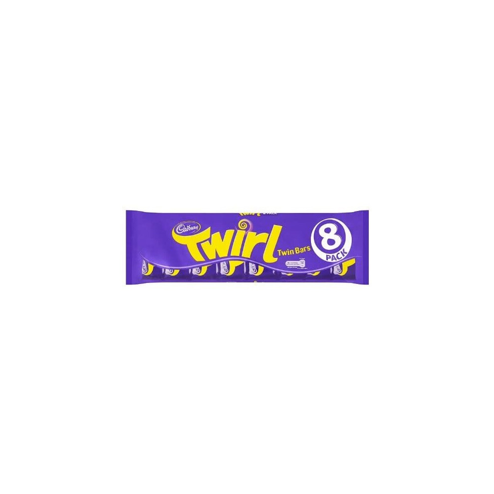 Cadbury Twirl 8 Bars (Pack of 4, Total 32 Bars)