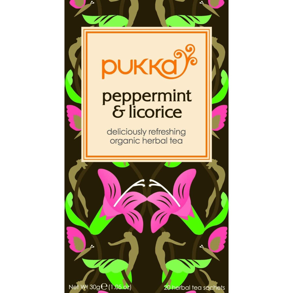 Pukka | Peppermint Licorice - og | 3 x 20 bags