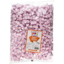 Kingsway Heart Marshmallows pink/white for Wedding Kids Party Sweets 1kg Bag