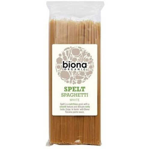 Biona - Org Spelt White Spaghetti | 500g | 10 Pack Bundle (10 Pack)